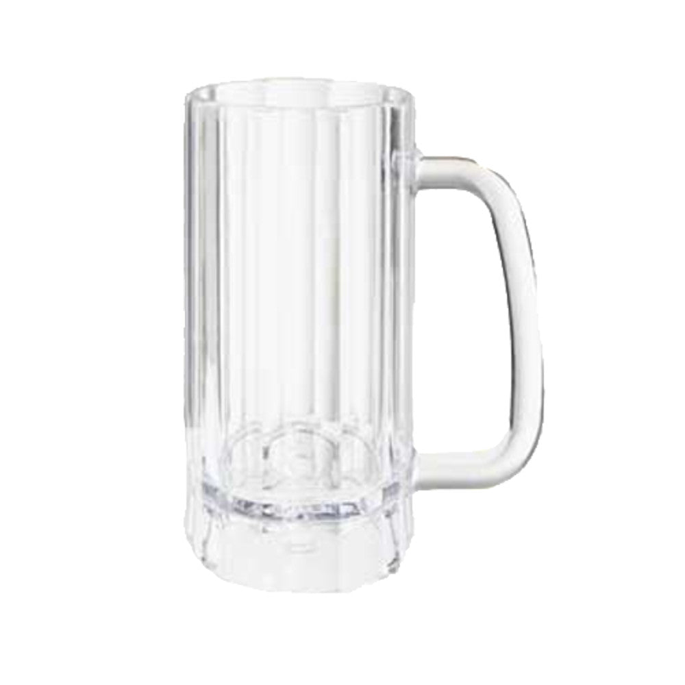 G.E.T. 00086-1-SAN-CL 12 oz. Plastic Beer Mug (1 case of 2 dozen)