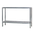New Age 1027TB Two-Tier 60" T-Bar Shelving Unit with 24" Depth 1000 lb Capacity