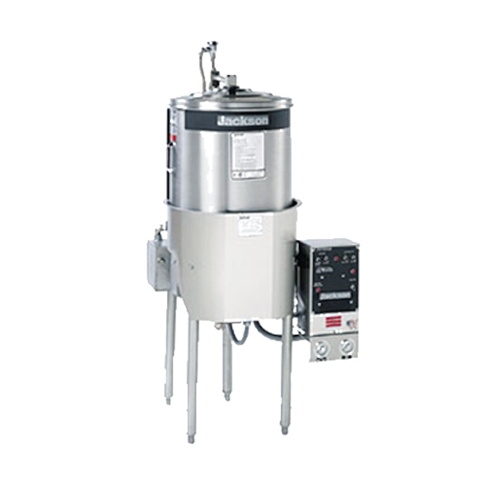 Jackson 10APRB Round High Temperature Doortype Dish Machine with Built-In 6.5 kW Booster Heater and 1/2 HP Rinse Pump