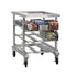 New Age 1236NT Mobile 25" Half-Size Can Storage Rack - Top NOT Included