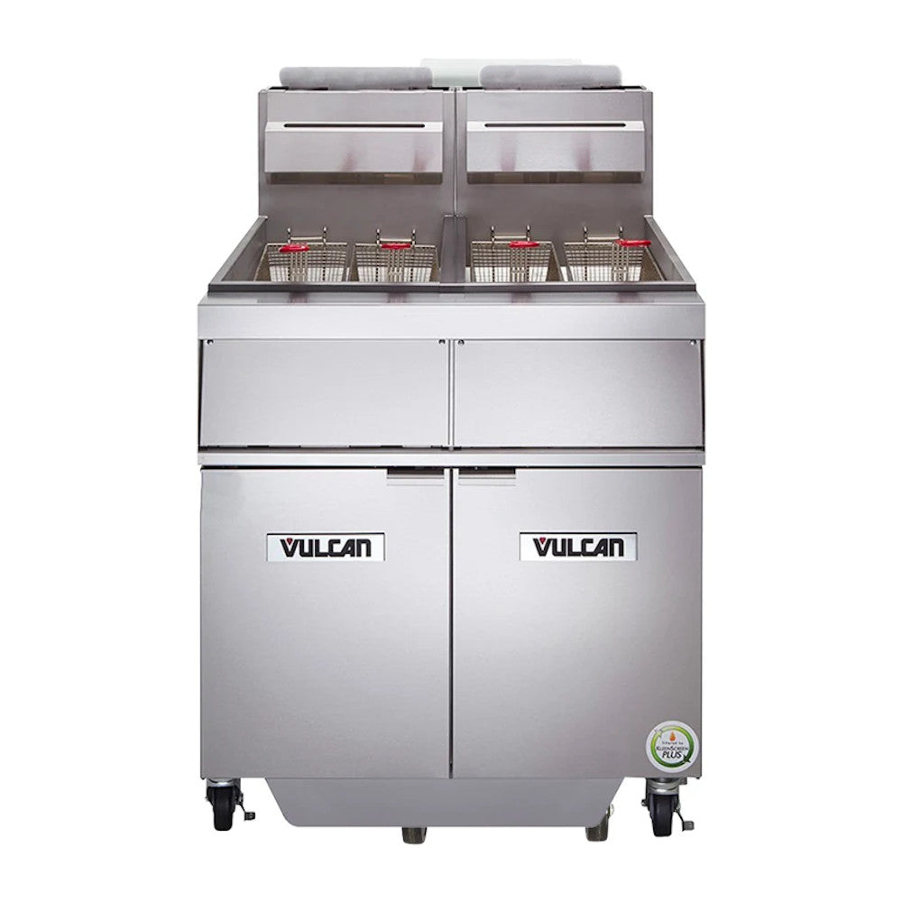 Vulcan 2GR45MF Multiple Battery 31" Gas Fryer with Filtration System 240,000 BTU