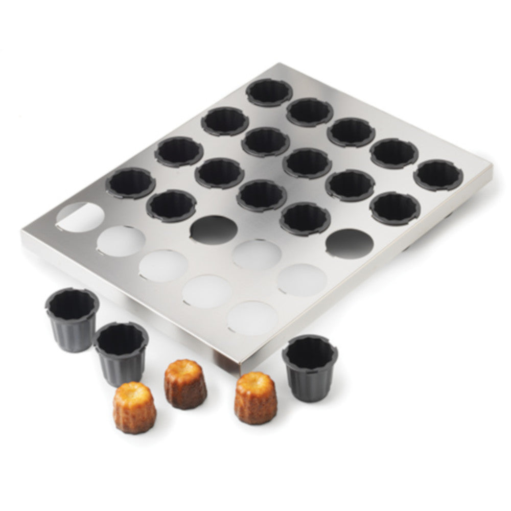 Matfer Bourgeat 347416 Exoglass® Cannele Baking Set