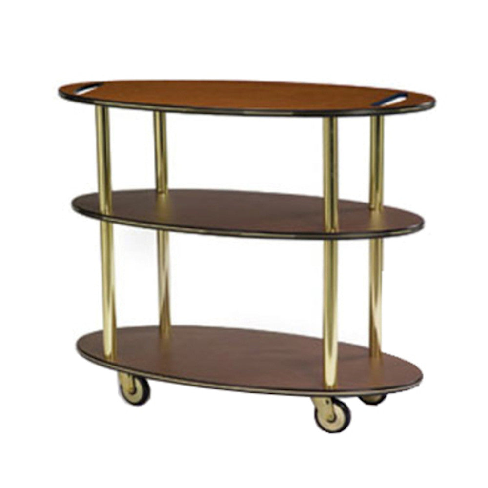 Lakeside 36304 Rounded Oval Service Cart