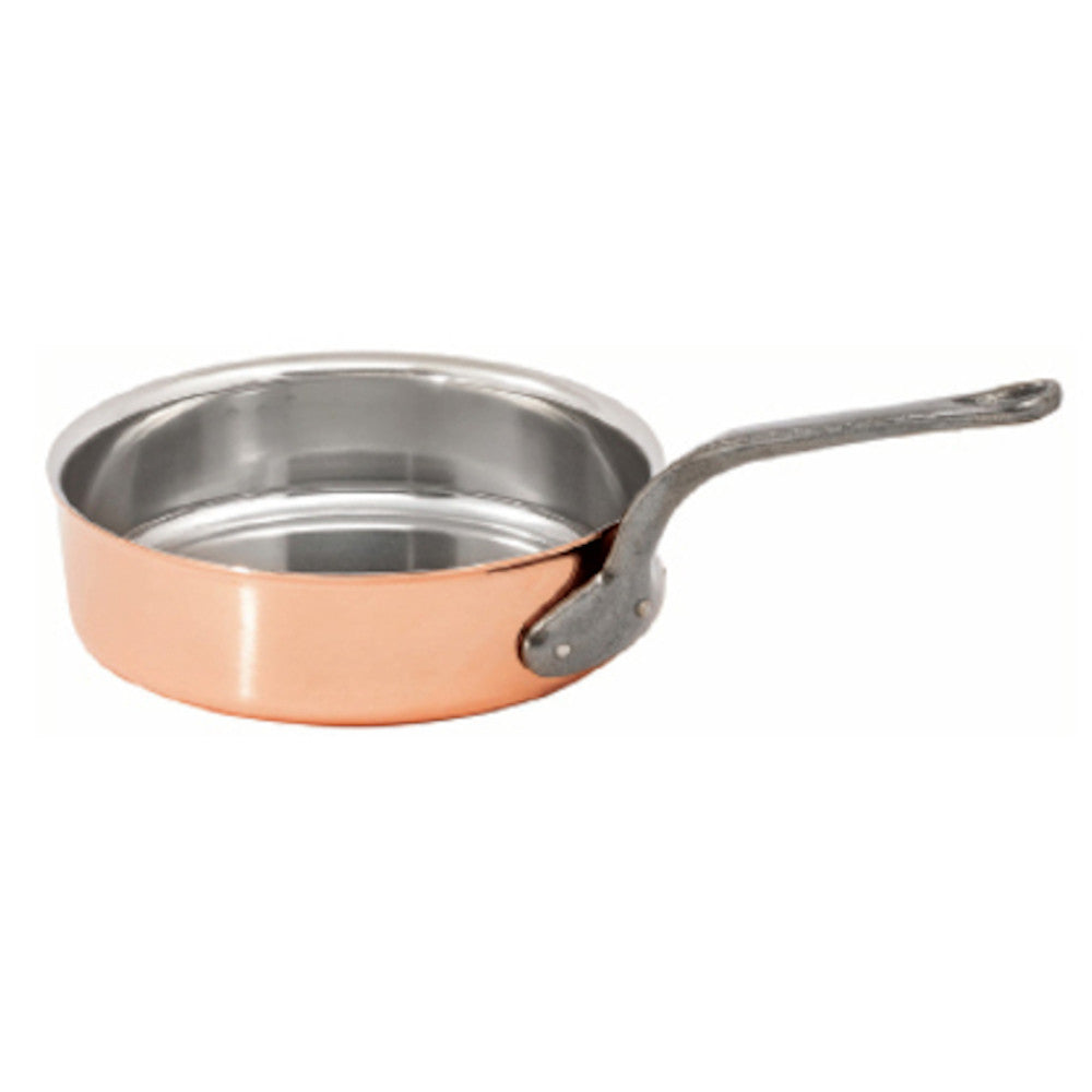 Matfer Bourgeat 372016 Bourgeat Copper Saute Pan Without Lid