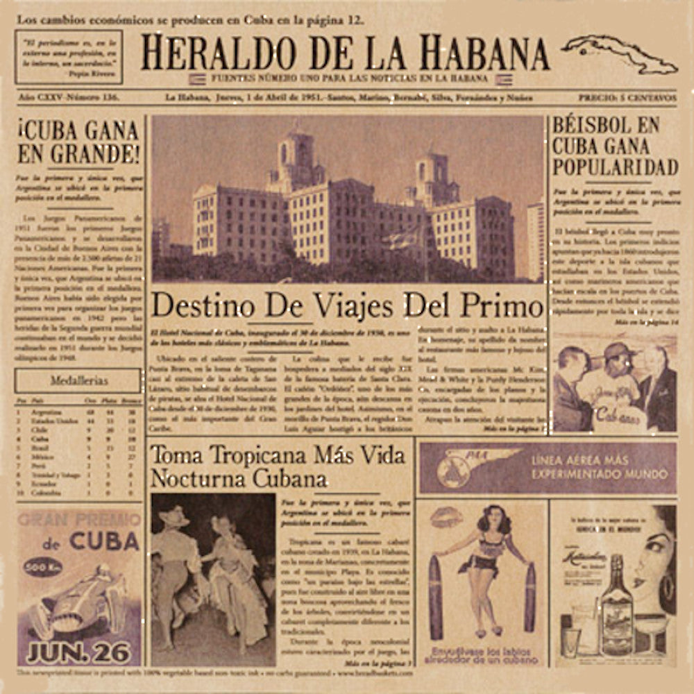 G.E.T. 4-TE1050 Food-Safe Brown Cuban Newsprint 12X12 Basket Liner