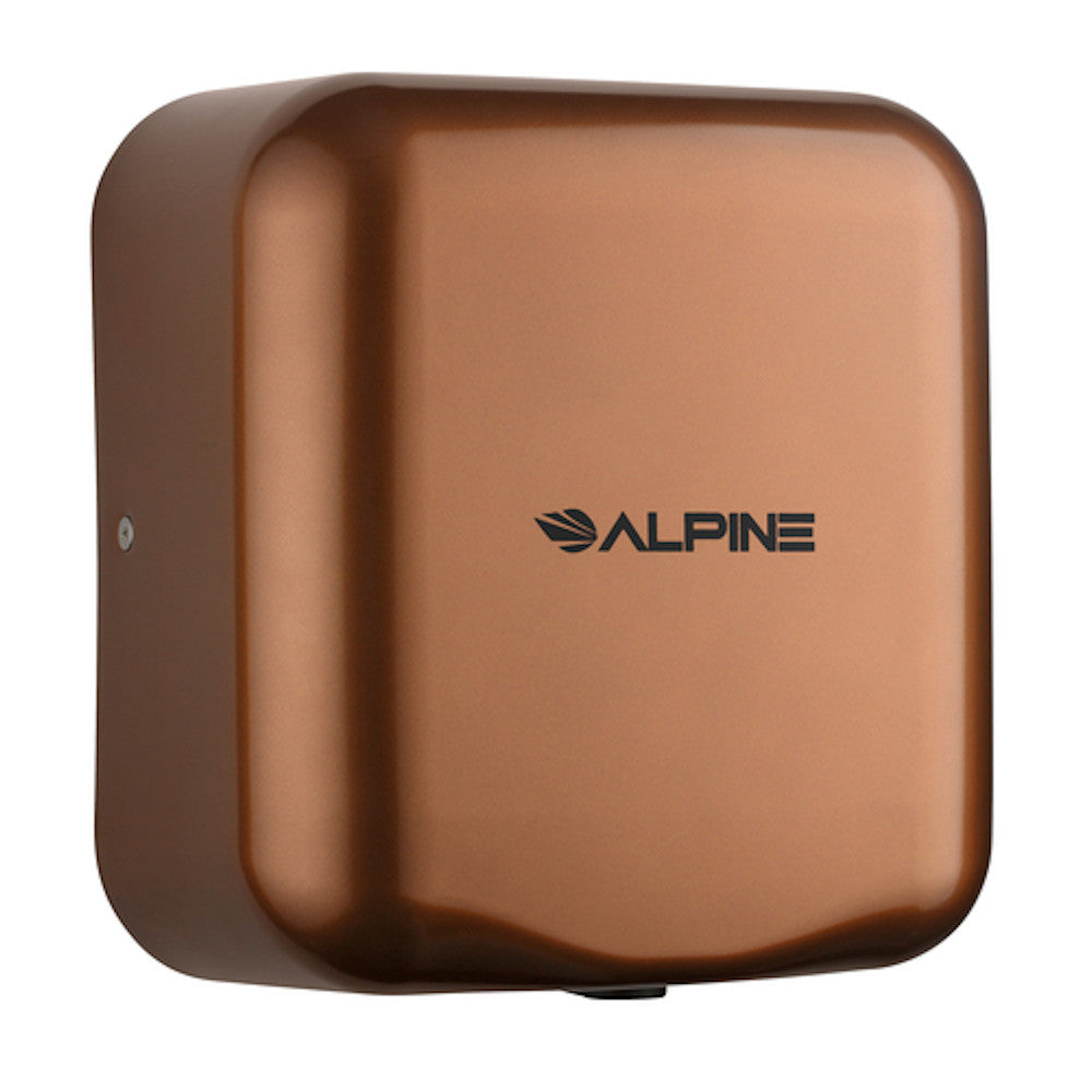 Alpine 400-10-COP Hemlock Hand Dryer with Coffee Finish