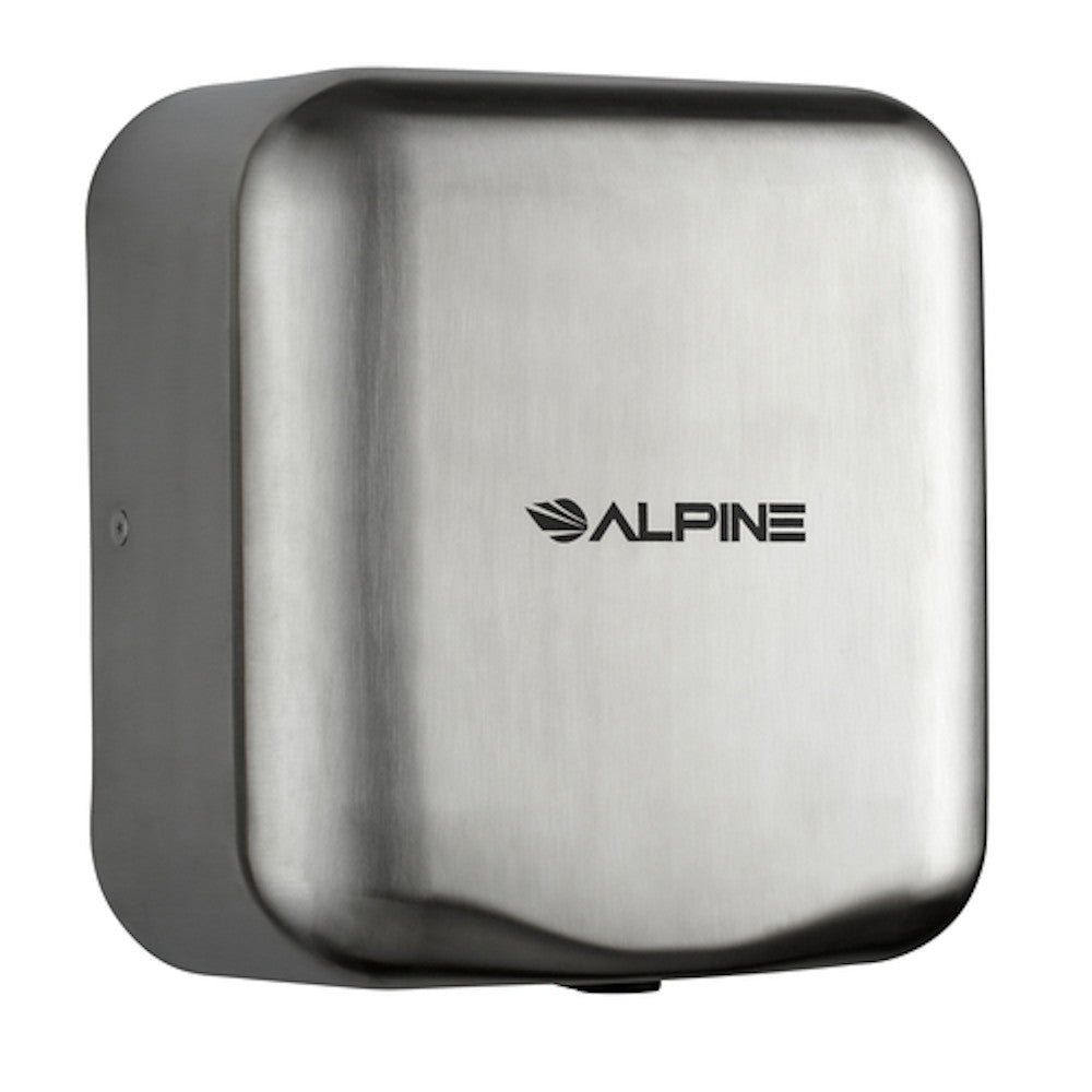 Alpine 400-10-SSB Hemlock Hand Dryer with Brushed Finish