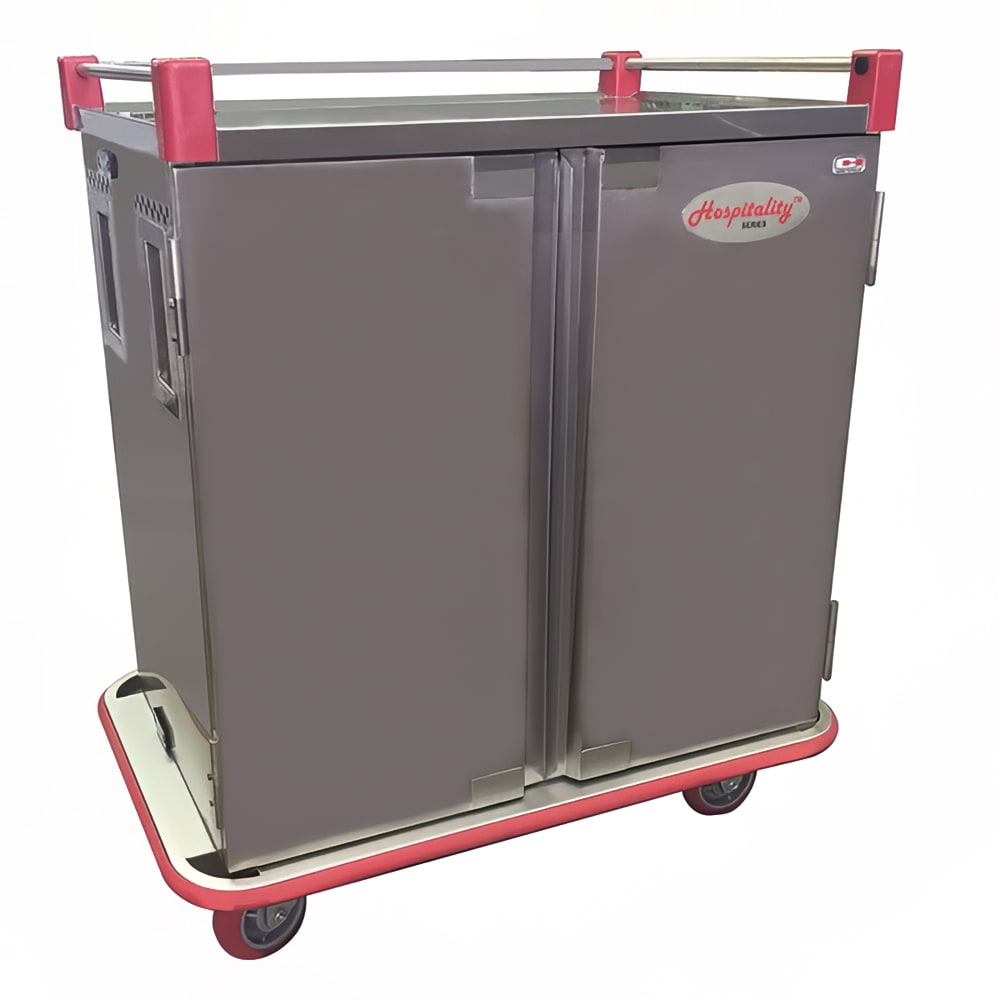 Carter-Hoffmann PTDST18 Performance Patient Tray Cart with Double Compartments