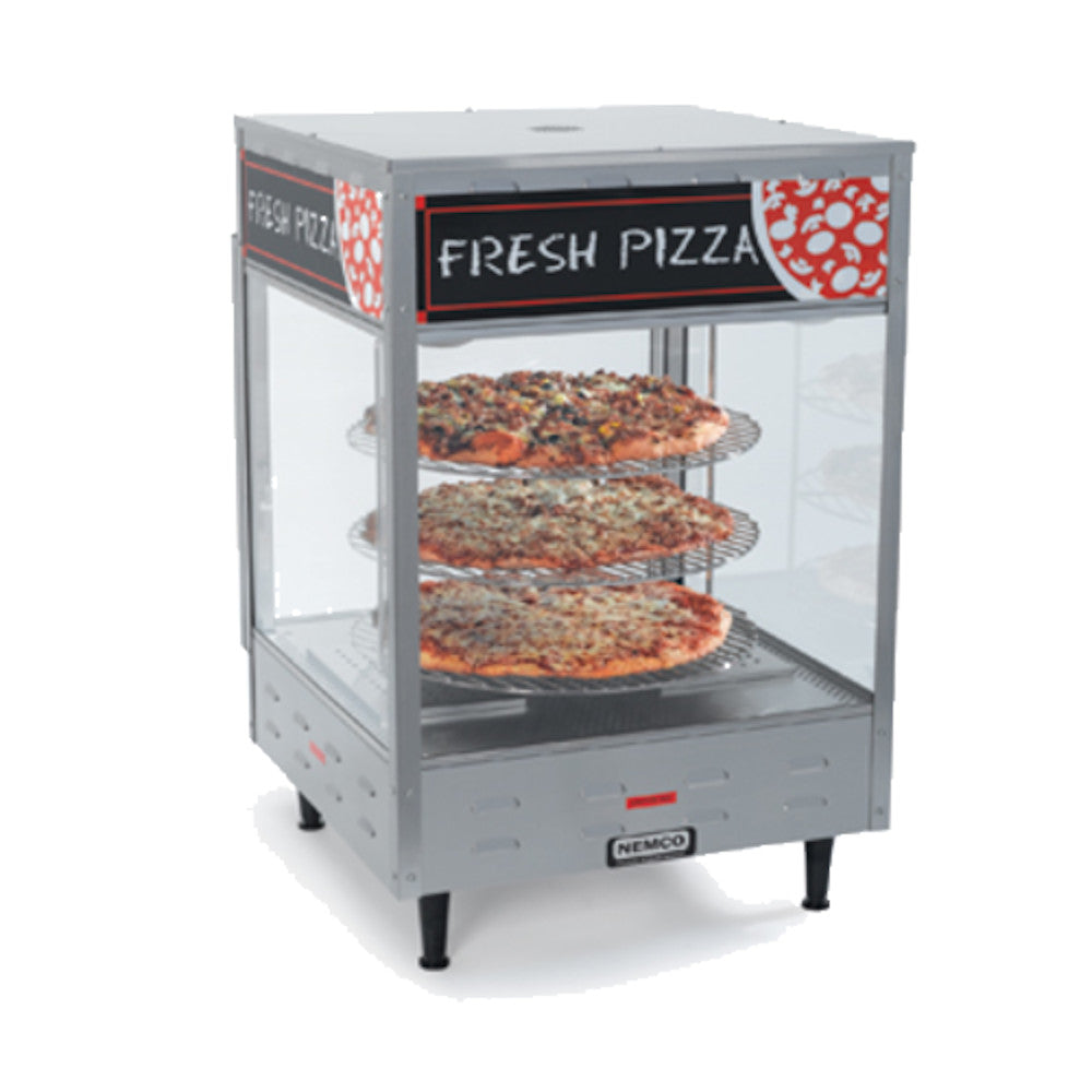 Nemco 6451 3-Tier Countertop Pizza Merchandiser with 18