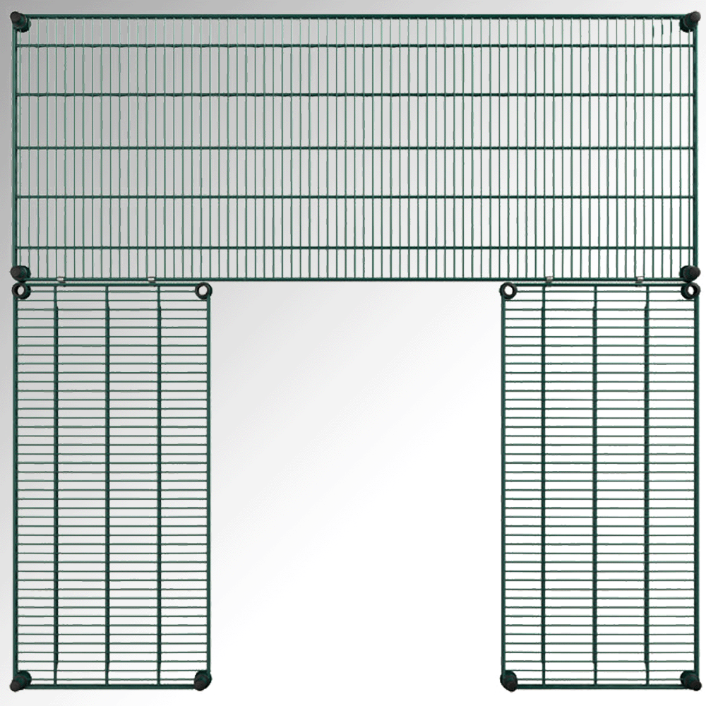 Focus Shelving Kit for 6' x 6' Walk-In, Four Tier