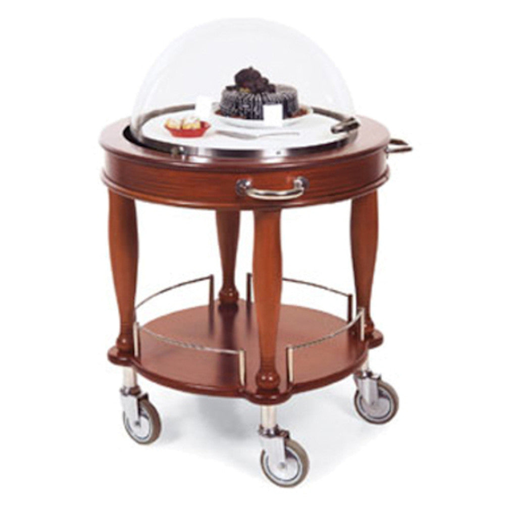 Lakeside 70021 Bordeaux Cheese and Dessert Cart
