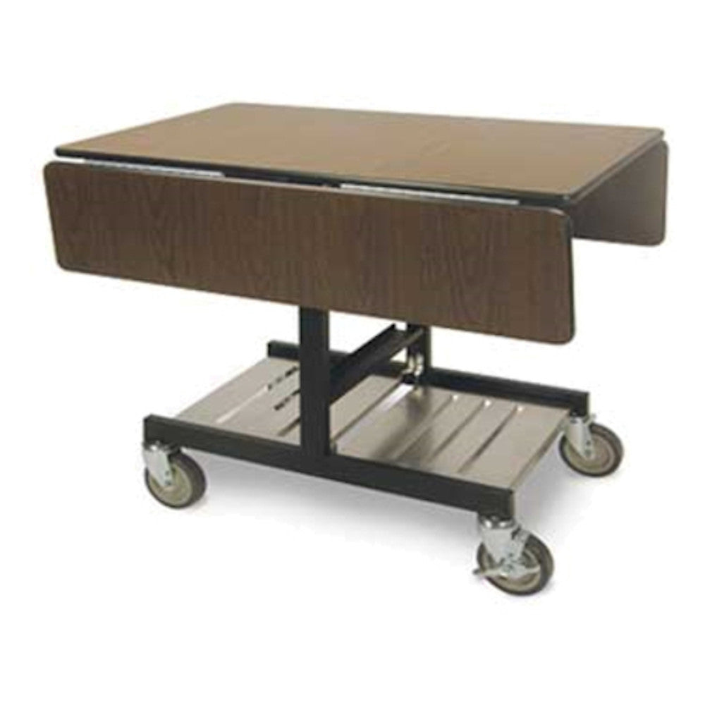 Lakeside 74425 Classic Series Rectangle Bi-Fold Room Service Table