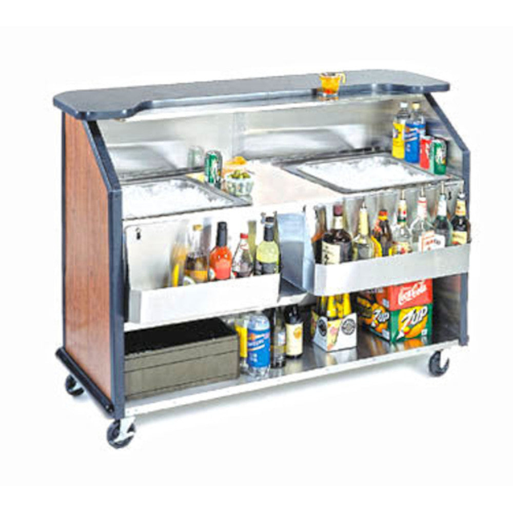 Lakeside 76886 Portable Bar with Waterproof Top