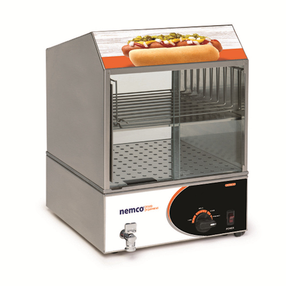 Nemco 8300 Roll-A-Grill Hot Dog Steamer