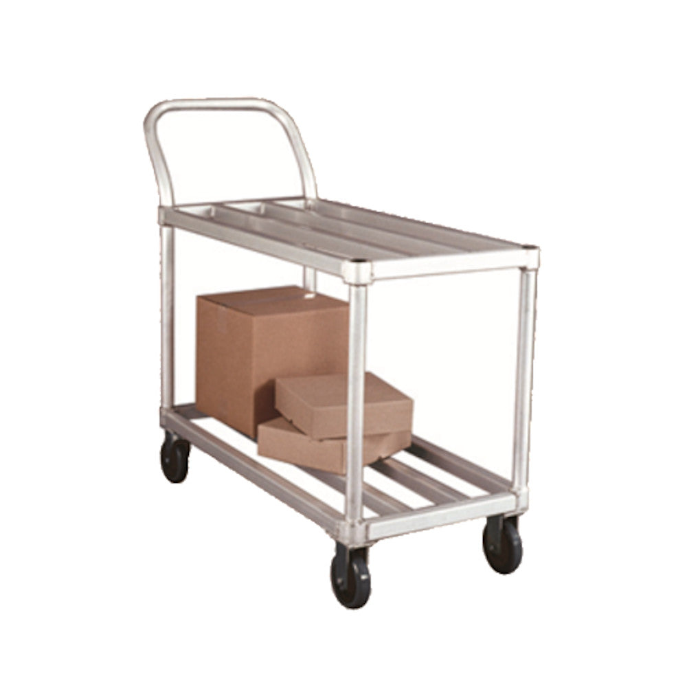 New Age 95661 Mobile 19" Tubular Deck Produce Cart - 700 lb. Capacity
