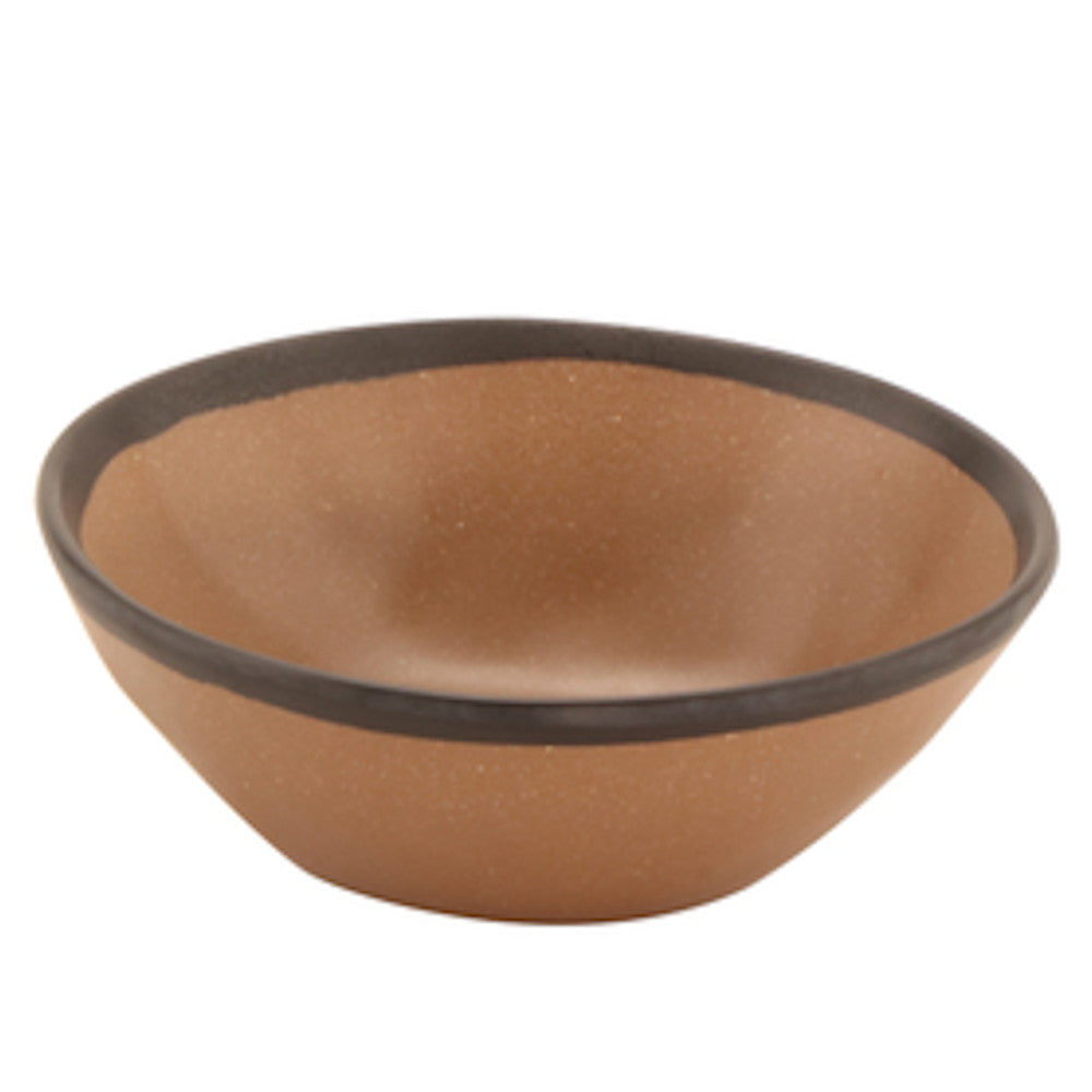 G.E.T. Enterprises B-180-TP Pottery Market 16-Ounce Salad / Soup Bowl (Taupe) (1 dozen)
