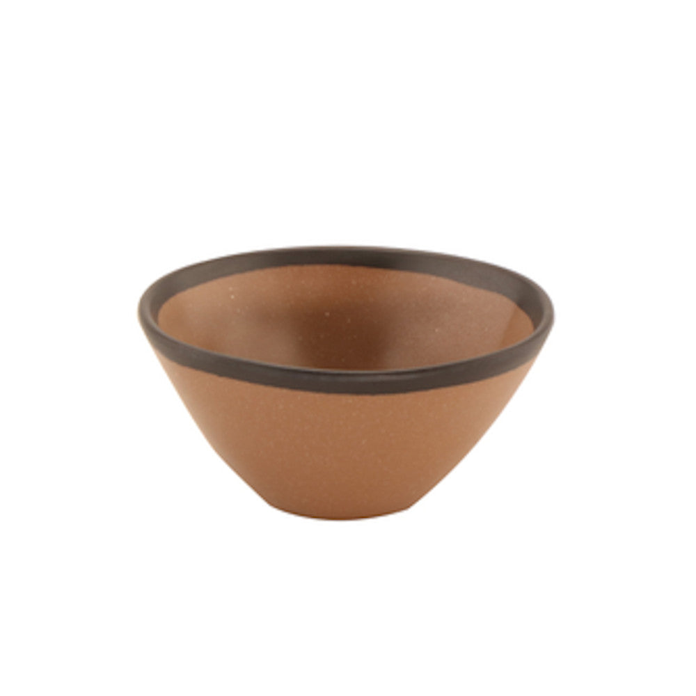 G.E.T. Enterprises B-80-MA Pottery Market 8-Ounce Salad / Soup Bowl (Manila) (1 case of 2 dozen)