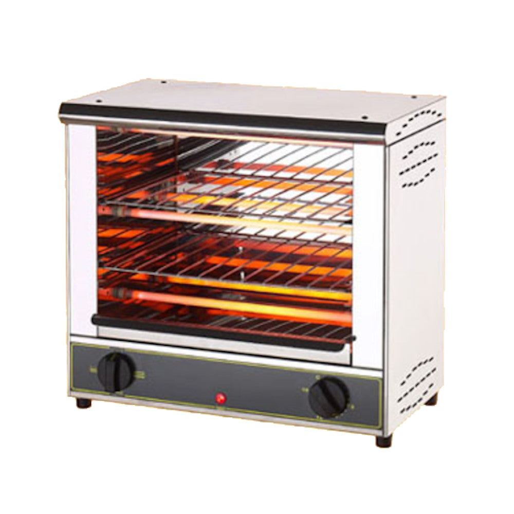 Equipex BAR-200 Double Shelf Open-Style Toaster Oven