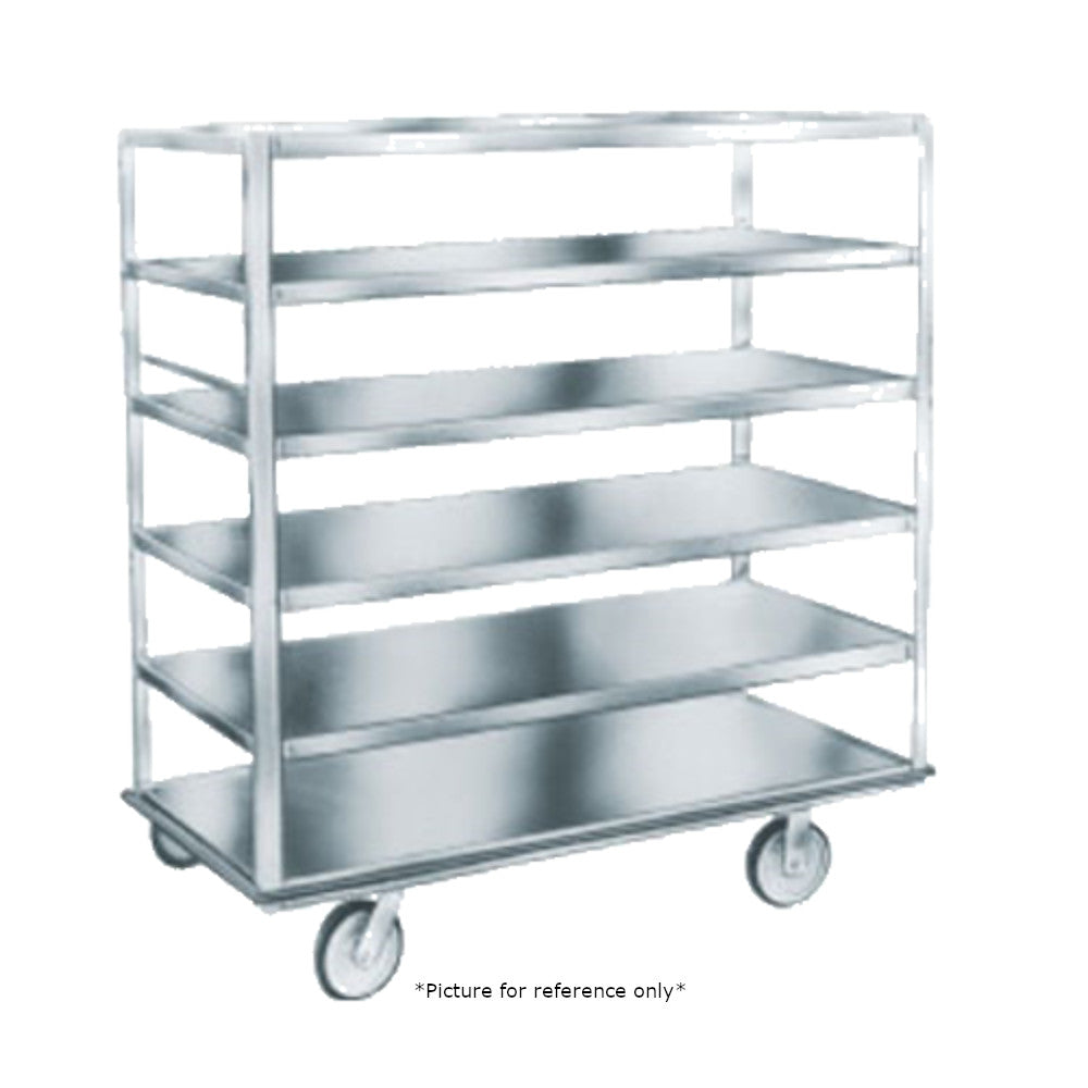 Winholt BNQT-5/SS Stainless Steel Queen Mary Banquet Cart with 5 Pan Capacity