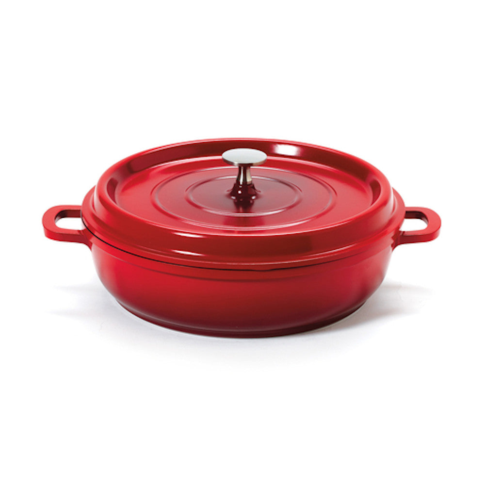 G.E.T. Enterprises CA-005-R/BK/CC Heiss Red Brazier Pan