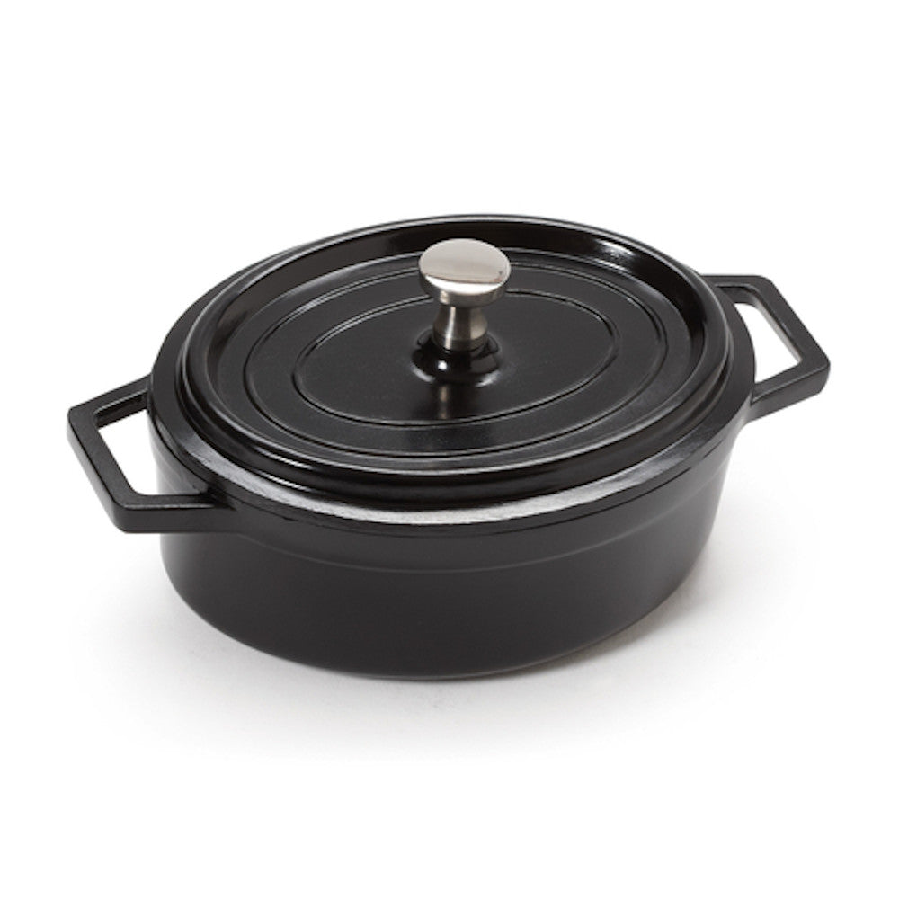 G.E.T. Enterprises CA-103-BK/BK/CC Heiss Mini Induction Pot - 12 Oz. Capacity (case of 6 pieces)