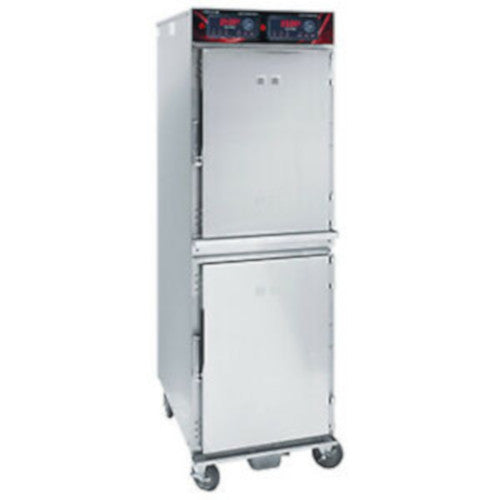 Cres Cor 1000-CH-AL-2DE 2 Compartment Mobile Cook-N-Hold Cabinet