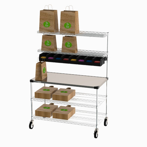 Metro CR2448DSS Delivery Staging / Drive-Thru Station,48"W x 24"D