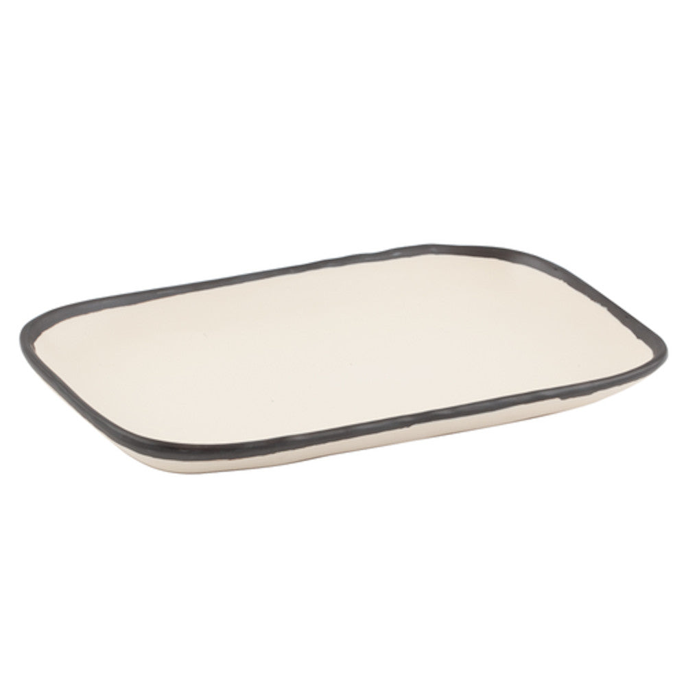 G.E.T. Enterprises CS-1170-MA Pottery Market Dinner / Appetizer Plate (Manila) (1 dozen)