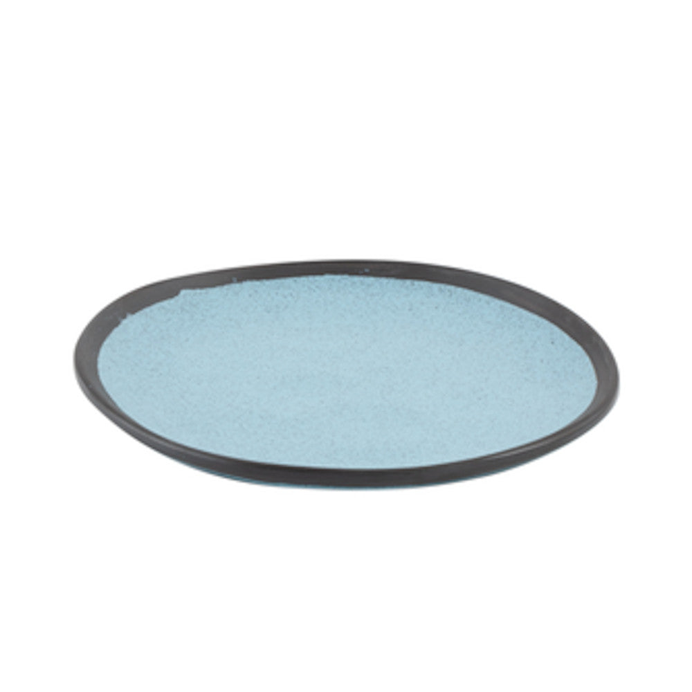 G.E.T. Enterprises CS-90-GBL Pottery Market Dinner Plate (Speckled Grayish Blue) (1 dozen)