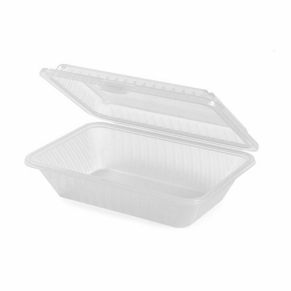 G.E.T. EC-11-1-CL Eco-Takeouts&trade; 9X6.5 To Go Food Containers (1 dozen)