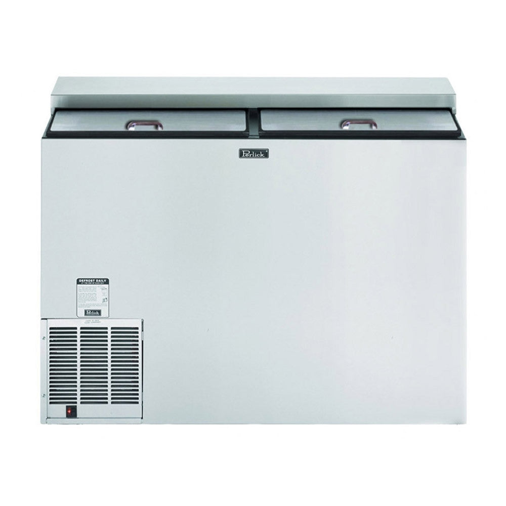 Perlick FR48-STK Self-Contained 48" Stainless Steel Underbar Glass Froster - 11.68 Cu. Ft.