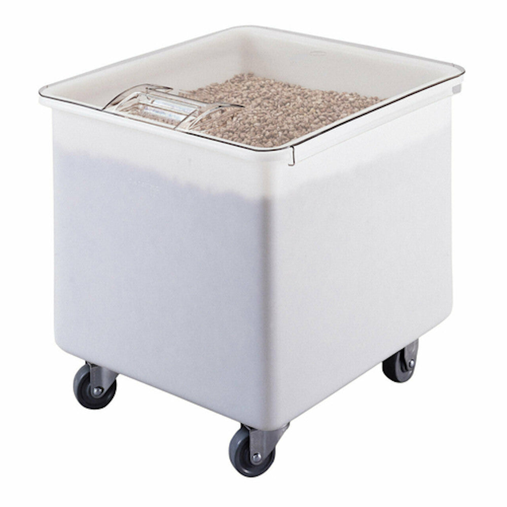 Cambro IB32148 32 Gallon Capacity Ingredient Bin (White With Clear Cover)