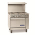 Imperial IR-6-C Six Burner 36" Gas Restaurant Range with Convection Oven