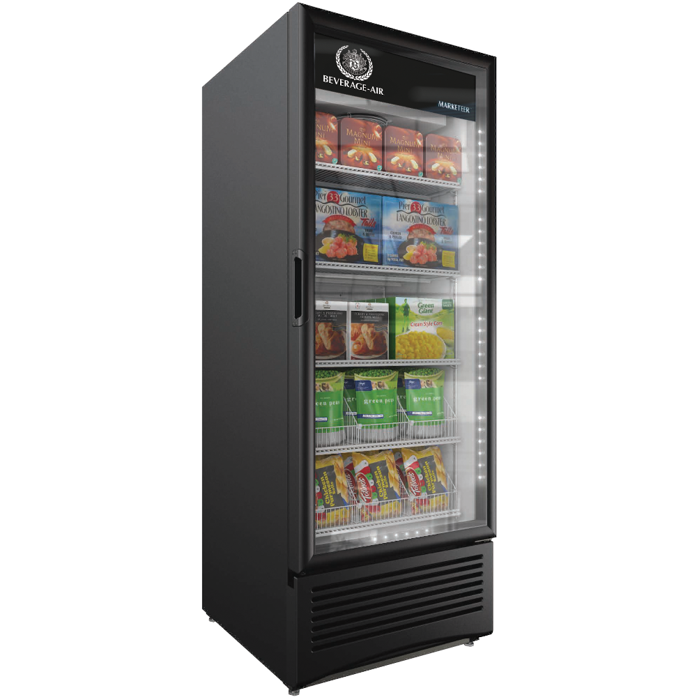 Beverage Air MTF23-1B Marketeer Series Single Section Freezer Merchandiser