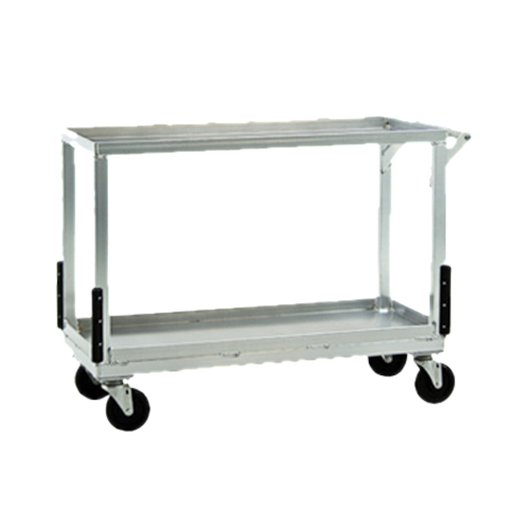 New Age NS765 Transport Utility Floral Cart with Open Base and Two Shelves