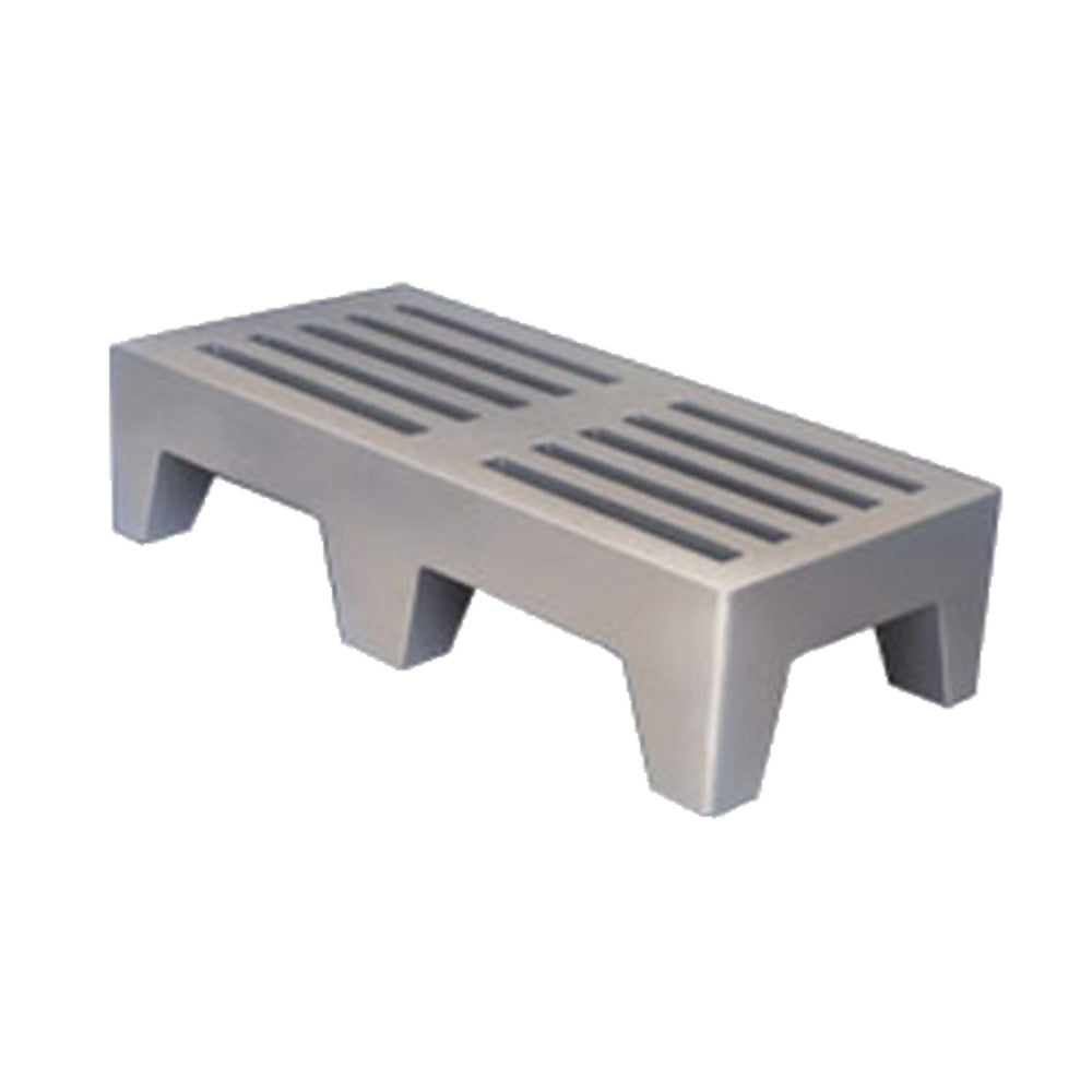 Winholt PLSQ-4-1222-GY Single-Tier Perforated Dunnage Rack