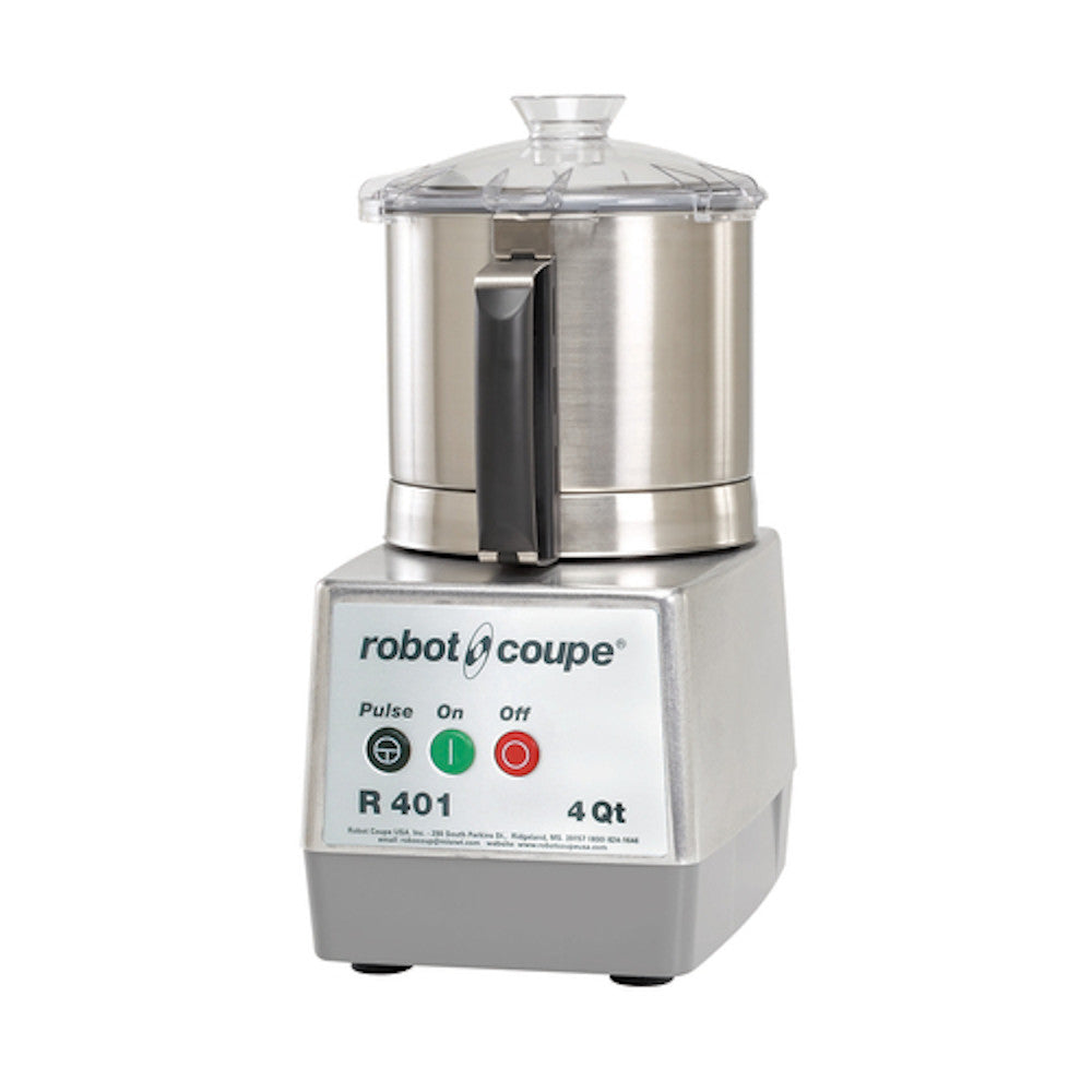 Robot Coupe R401B Food Processor with 4.5 Quart Stainless Steel Bowl
