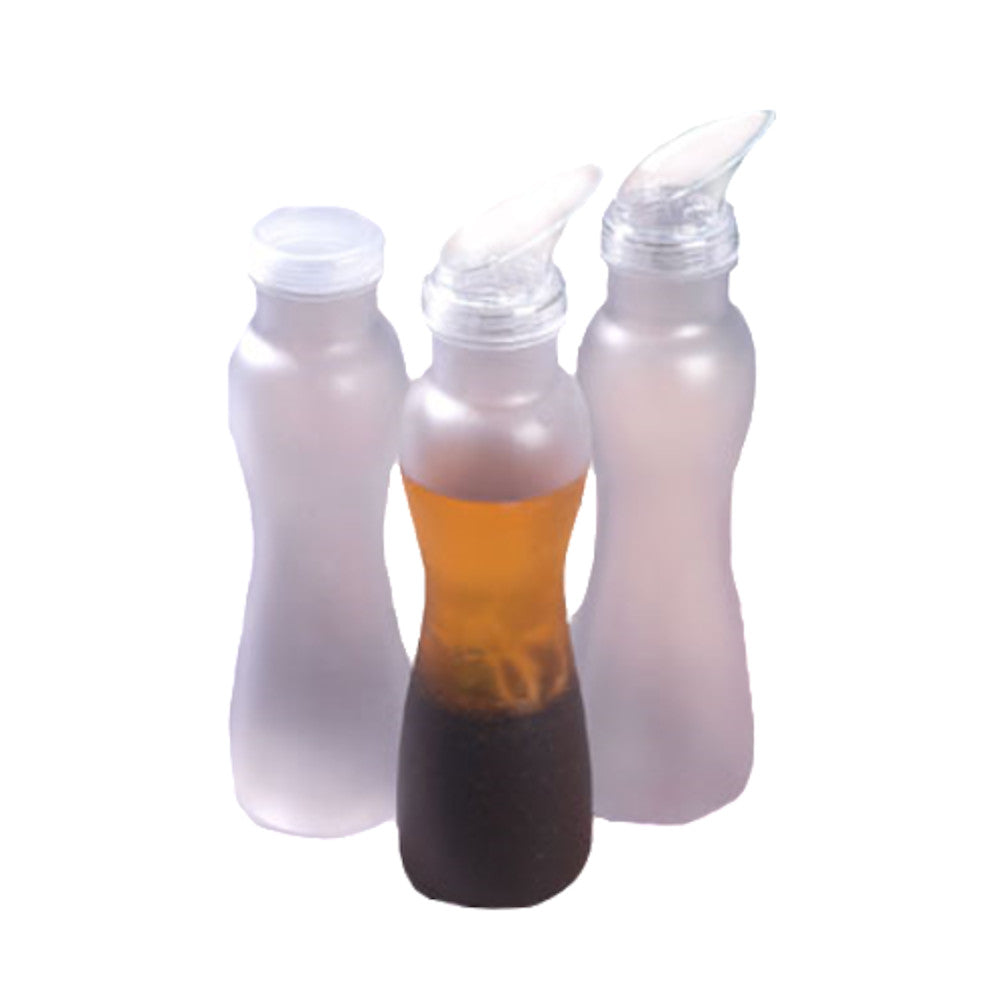 G.E.T. Enterprises SDB-32-PC-6 32 oz. Frosted Salad Dressing Bottles Set (30 piece set)