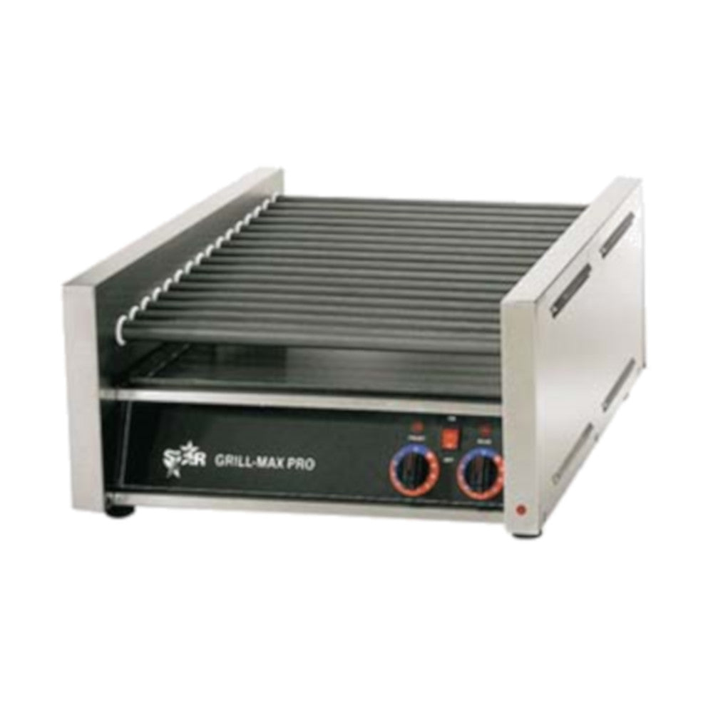 Star 30ST Grill-Max Hot Dog Grill with Analog Controls and StalTek Non-Stick Rollers