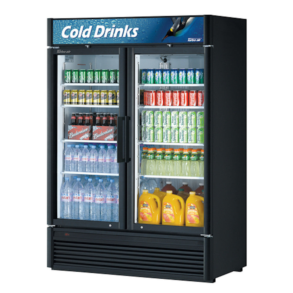 Turbo Air TGM-47SD-N Two-Section Super Deluxe Display Refrigerator