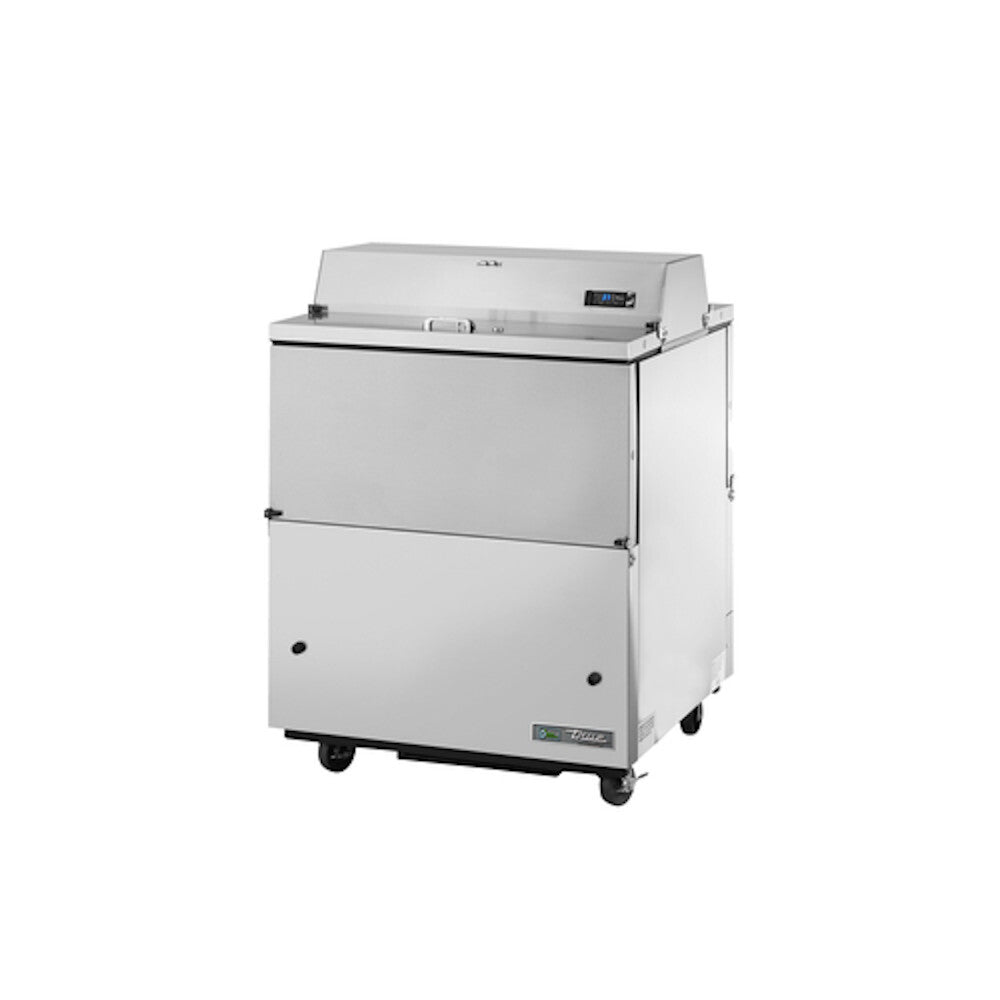 True TMC-34-S-DS-HC Forced Air Dual Sided Stainless Exterior/Aluminum Interior Mobile Milk Cooler