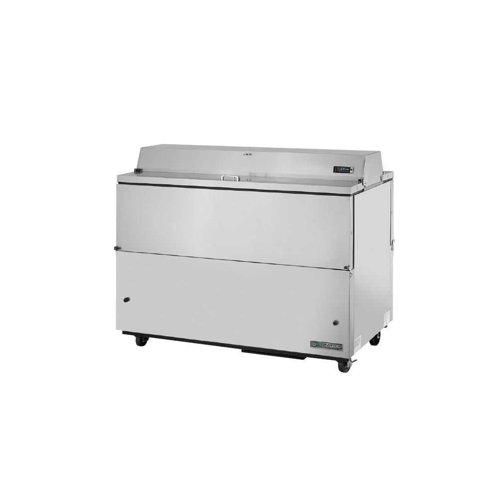 True TMC-58-S-DS-HC Forced Air Dual Sided Stainless Exterior/Aluminum Interior Mobile Milk Cooler