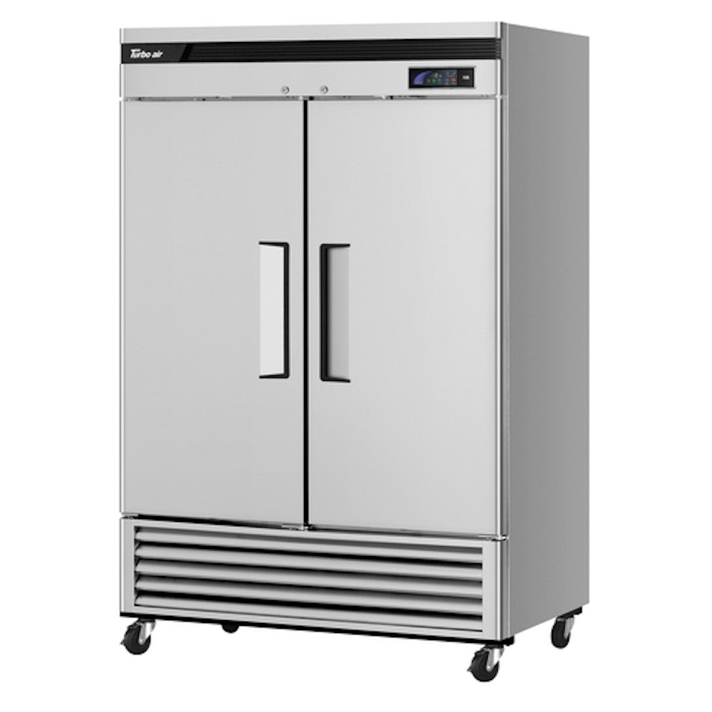 Turbo Air TSF-49SD-N 54" Super Deluxe Two Section Solid Door Reach in Freezer