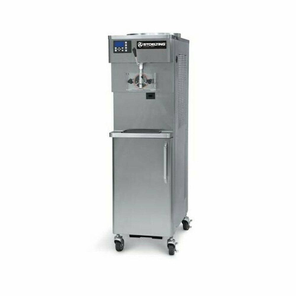 Stoelting U411X-314I2 Self-Contained Air Cooled Soft-Serve Freezer with Refrigerated Cabinet