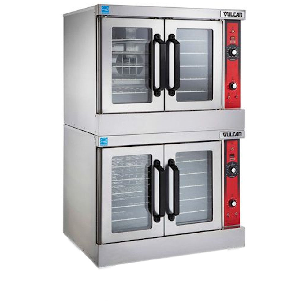 Vulcan VC55ED 480V Double Deck Full Size Electric Convection Oven