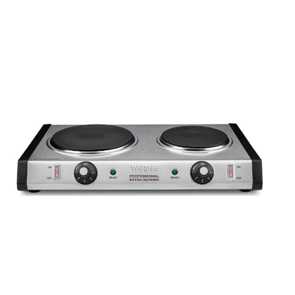 Waring WDB600 Countertop Electric Commercial Burner with 2 Burners