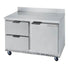 Beverage Air WTFD48AHC-2 48" Worktop Freezer With Doors And Removable Backsplash
