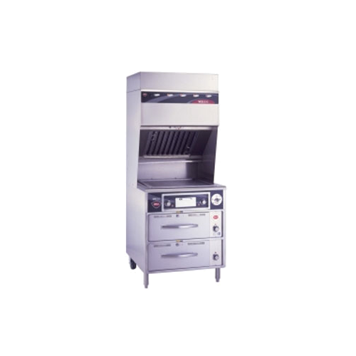 Wells WVG-136RW Ventless Electric Range with (2) Drawer Warmer Base