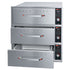 Hatco HDW-3BN Built-In Narrow Warming Drawer with 3 Drawer and 6" Deep Food Pan