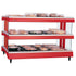 Hatco GR3SDH-39D Dual Shelf Horizontal Display Warmer with Heated Glass Shelves